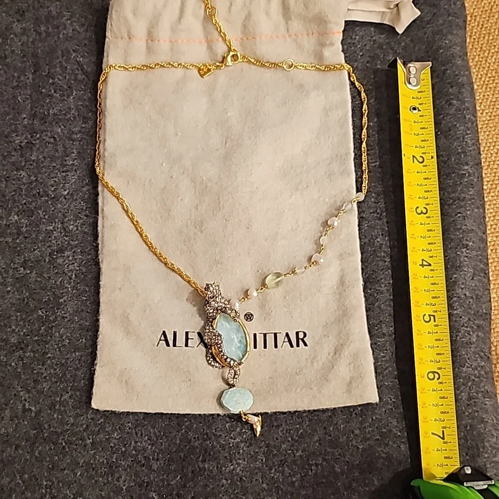 Alexis Bittar Leopard drop necklace, multi length - Picture 4 of 4